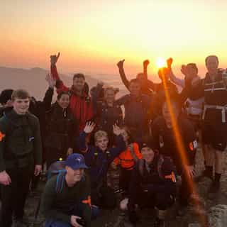 We made it to the top