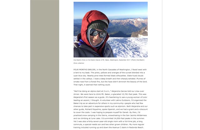 Alpinist blog