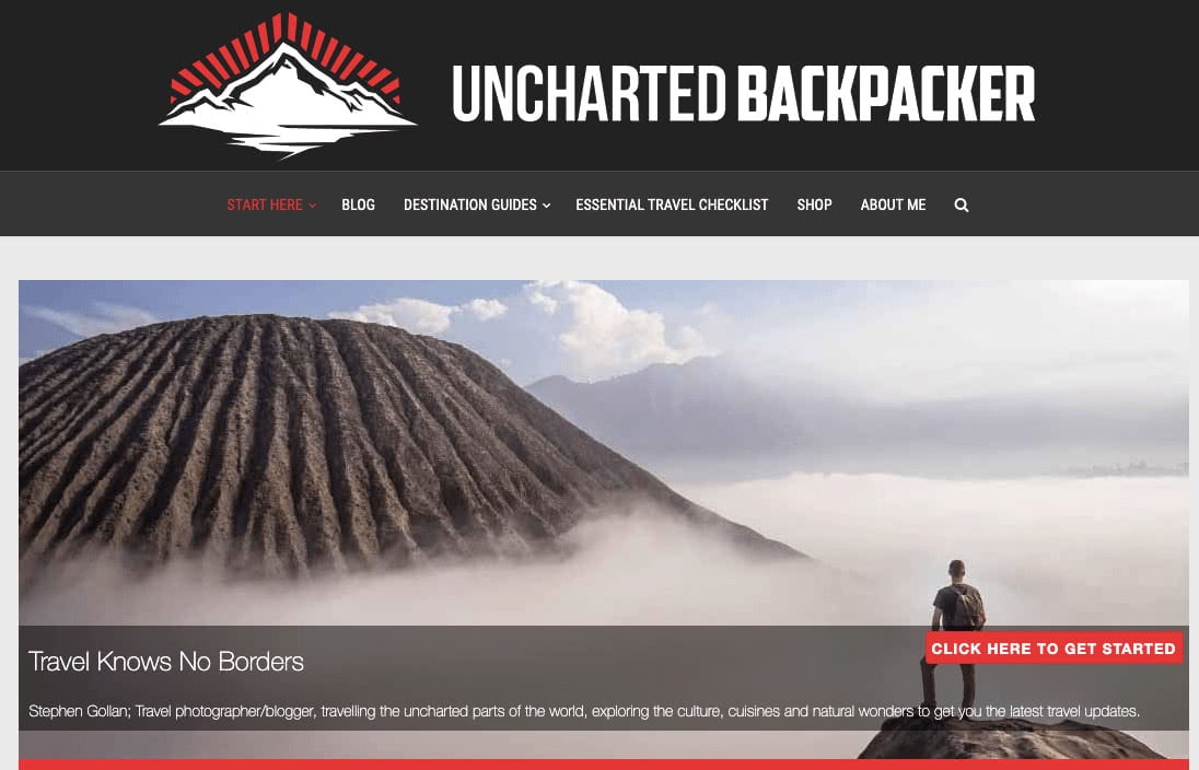 Unchartered Backpacker Blog