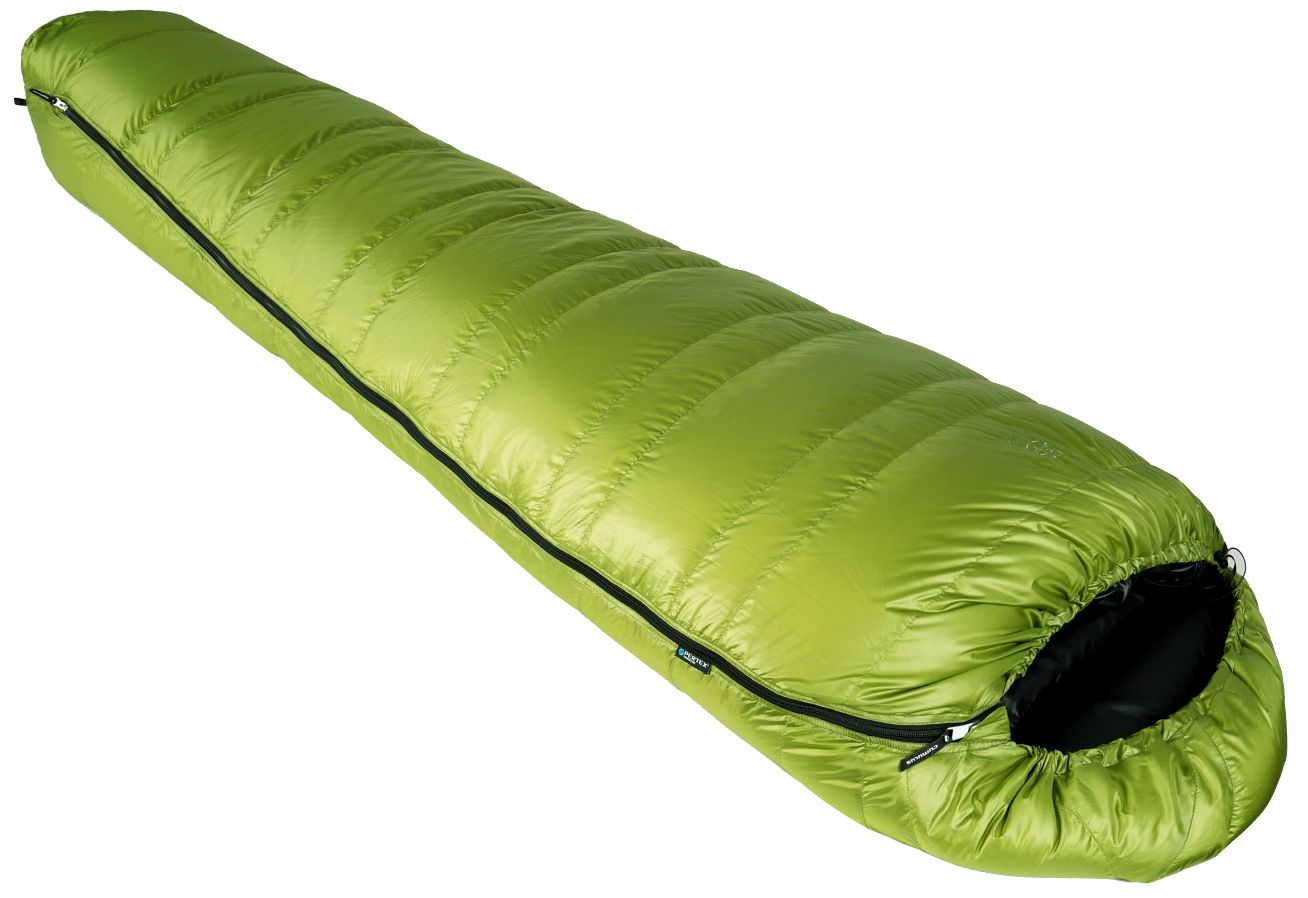 cumulus lite line down sleeping bag for wild camping