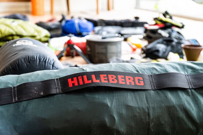 hilleberg tent great for wild camping in 4 seasons