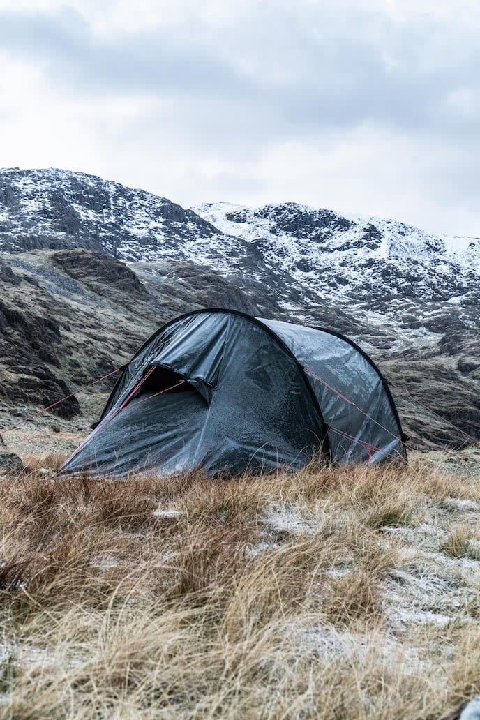 wild campers legal wild camping in snowy loch lomond